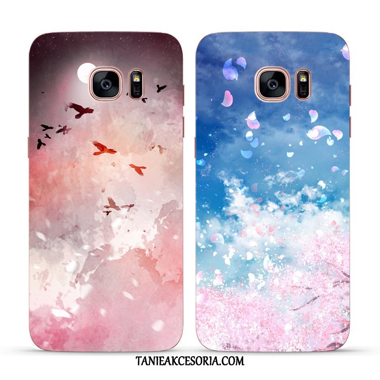 Etui Samsung Galaxy S7 Oryginalny Telefon Komórkowy Ptak, Pokrowce Samsung Galaxy S7 Piękny Gwiazda Sakura