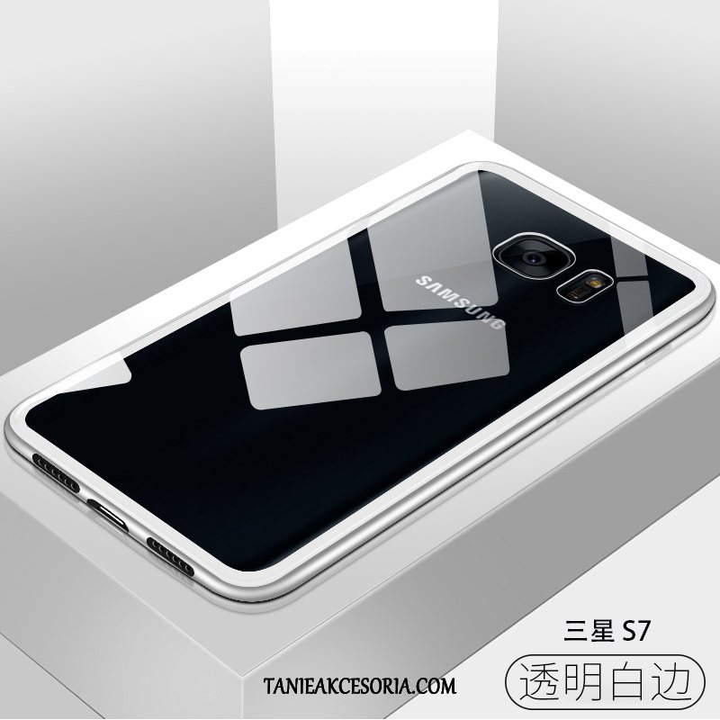 Etui Samsung Galaxy S7 Szkło Biały Osobowość, Pokrowce Samsung Galaxy S7 Cienkie All Inclusive Lustro