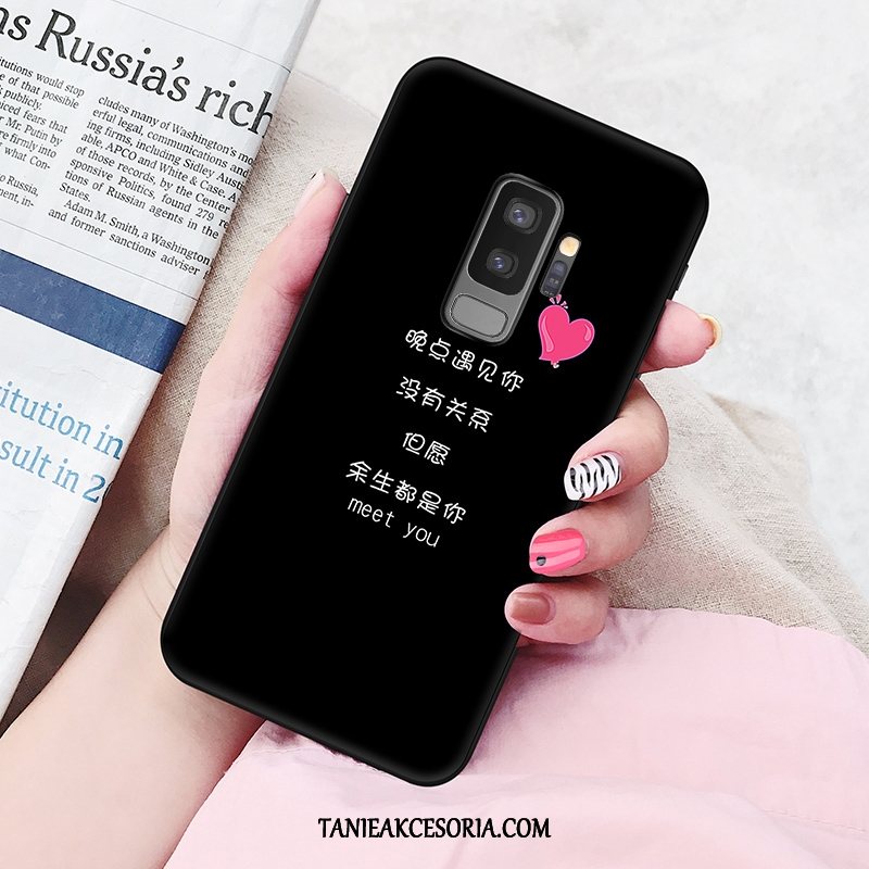 Etui Samsung Galaxy S9+ Anti-fall Piękny Telefon Komórkowy, Futerał Samsung Galaxy S9+ Miękki Silikonowe Czarny