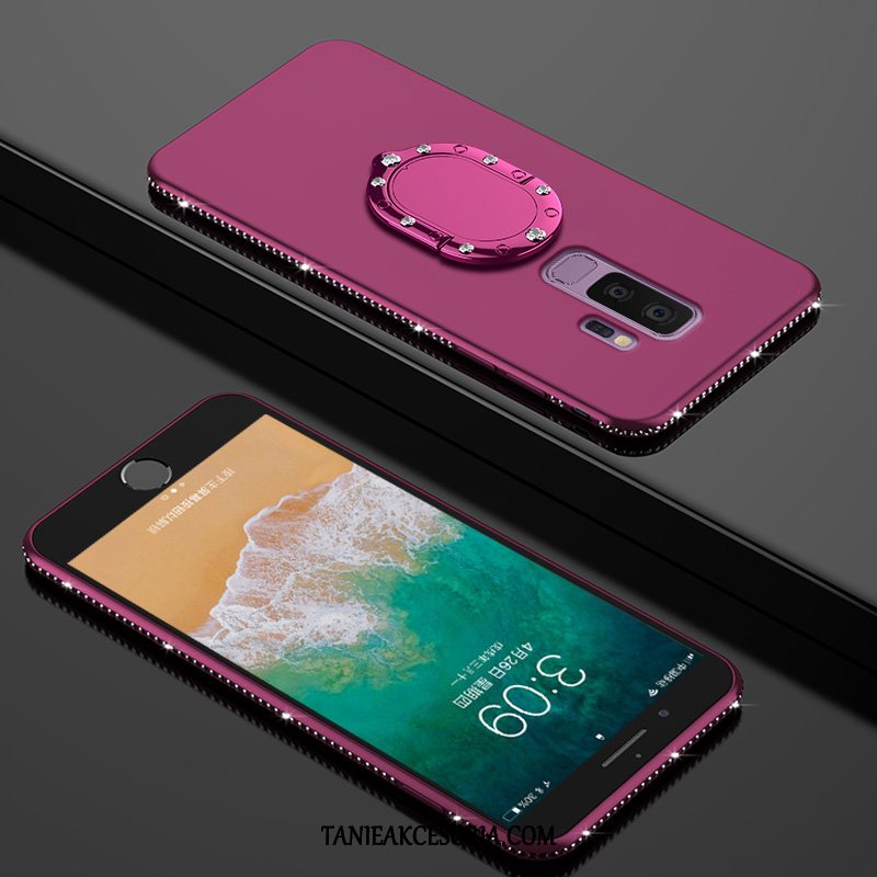 Etui Samsung Galaxy S9+ Kreatywne Czerwony Netto Silikonowe, Obudowa Samsung Galaxy S9+ Telefon Komórkowy Anti-fall Luksusowy