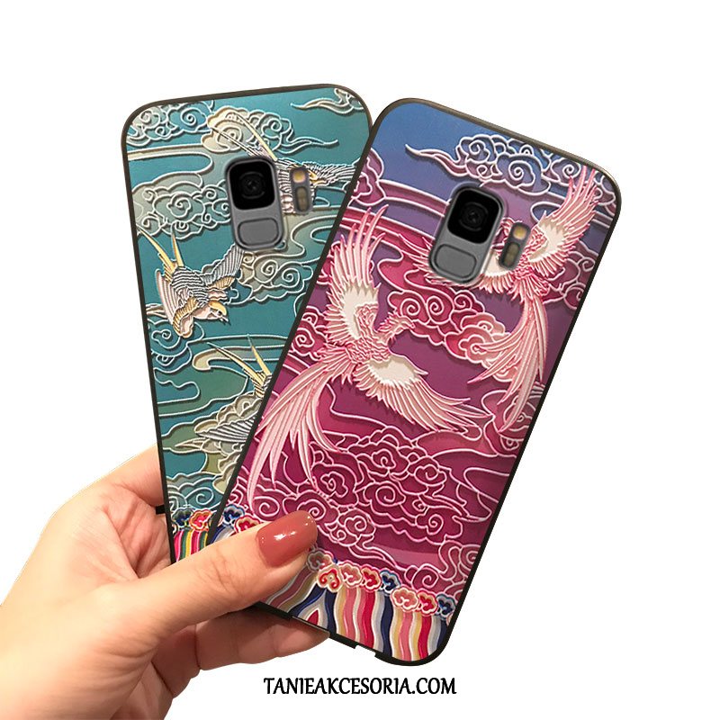 Etui Samsung Galaxy S9 Kreskówka Osobowość Purpurowy, Futerał Samsung Galaxy S9 Telefon Komórkowy Wspornik Modna Marka