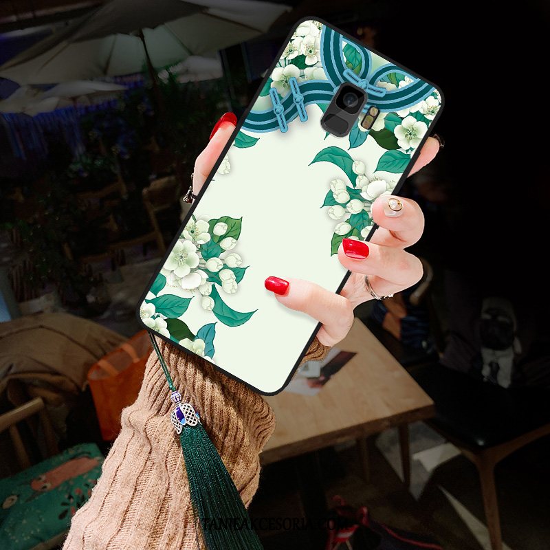 Etui Samsung Galaxy S9 Silikonowe Gwiazda Kwiaty, Pokrowce Samsung Galaxy S9 Klasyczna Piwonia Kreatywne