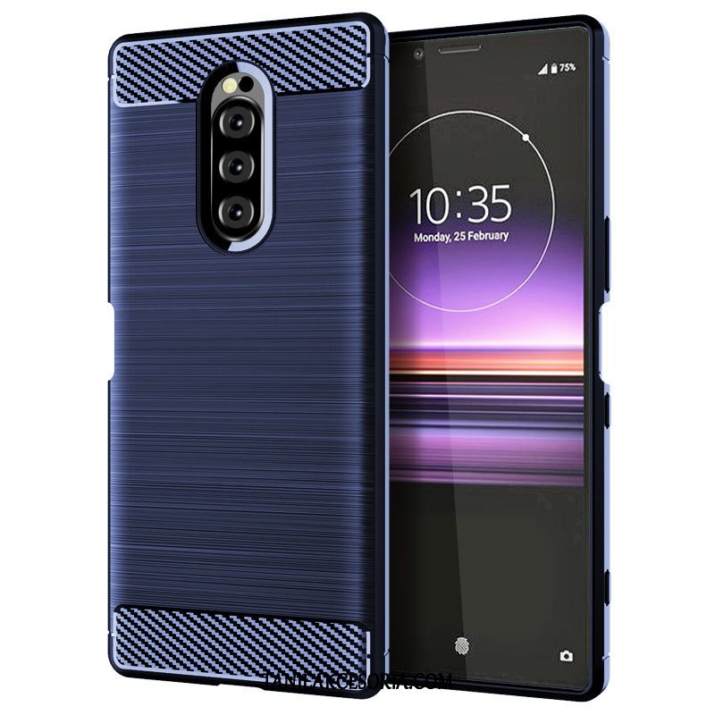 Etui Sony Xperia 1 Nowy Zielony Anti-fall, Pokrowce Sony Xperia 1 Silikonowe Ochraniacz Miękki