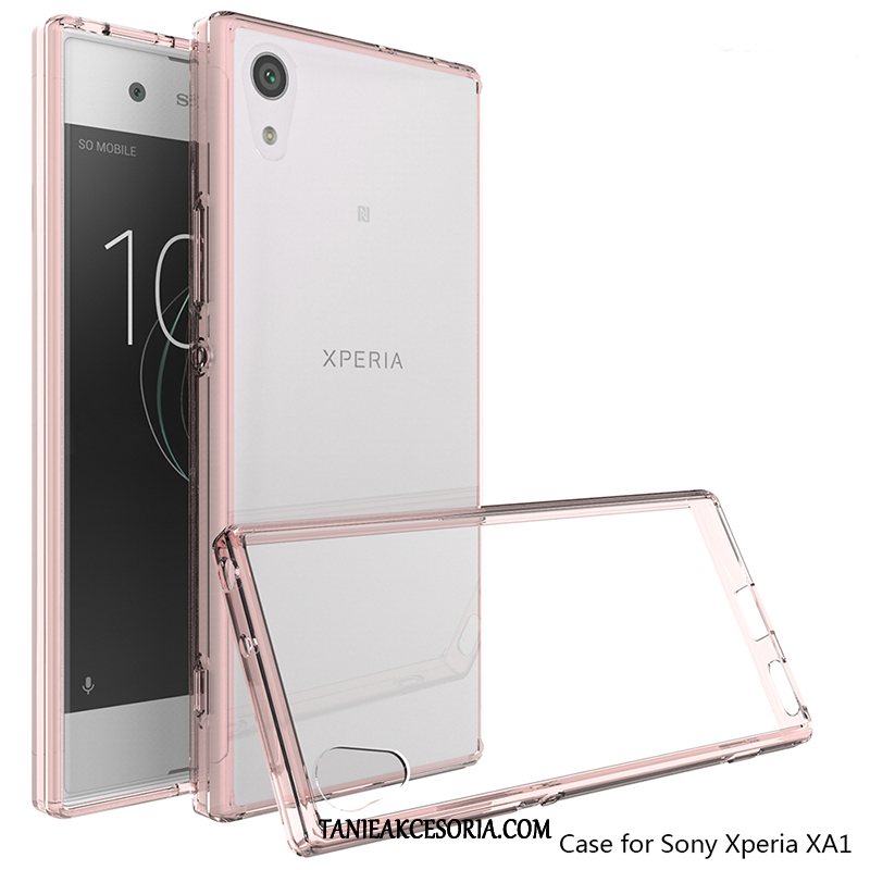Etui Sony Xperia Xa1 Miękki Kryształ Proszek, Futerał Sony Xperia Xa1 Trudno Telefon Komórkowy Przezroczysty