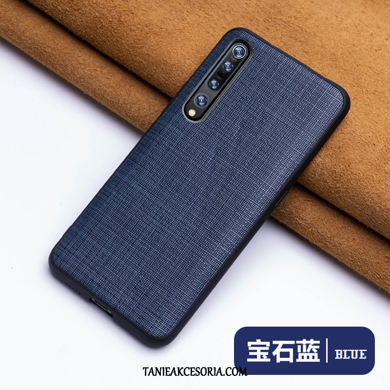 Etui Xiaomi Mi 10 Pro Mały Modna Marka Niebieski, Futerał Xiaomi Mi 10 Pro Jakość Kreatywne Prawdziwa Skóra Beige