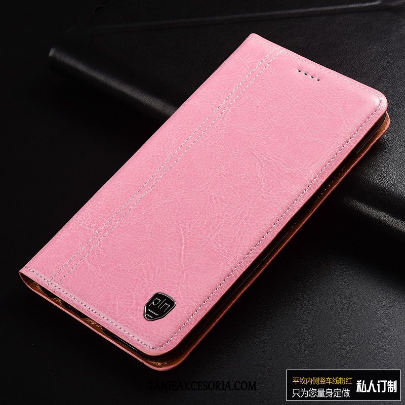 Etui Xiaomi Mi 10 Pro Różowe Biznes Telefon Komórkowy, Pokrowce Xiaomi Mi 10 Pro All Inclusive Prawdziwa Skóra Mały Beige
