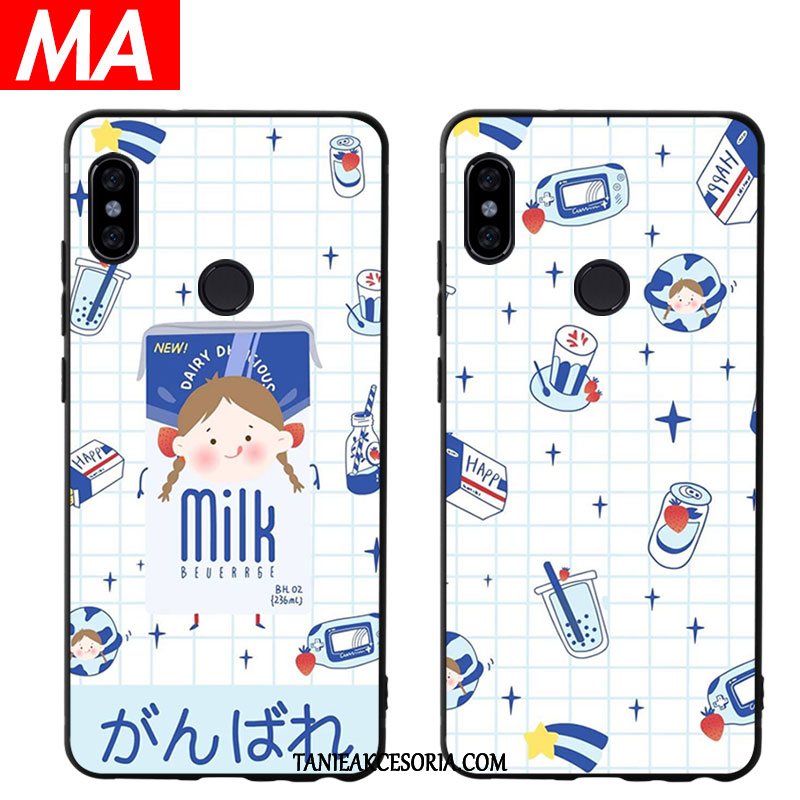 Etui Xiaomi Mi 8 Miękki Proste Niebieski, Obudowa Xiaomi Mi 8 Piękno Classic Ochraniacz Beige