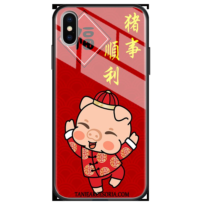 Etui Xiaomi Mi 8 Pro Kreskówka Osobowość Mały, Obudowa Xiaomi Mi 8 Pro All Inclusive Czerwony Telefon Komórkowy Beige