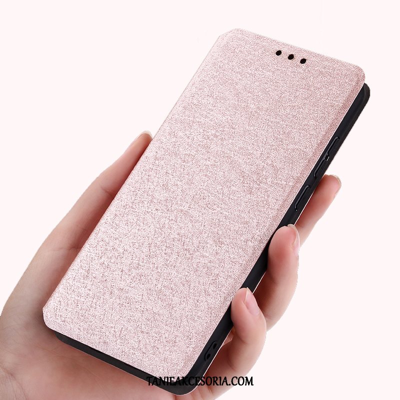 Etui Xiaomi Mi 8 Pro Proszek Skórzany Mały, Futerał Xiaomi Mi 8 Pro Klapa Telefon Komórkowy Wzór Beige