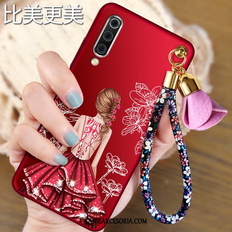 Etui Xiaomi Mi 9 Czerwony Anti-fall Miękki, Futerał Xiaomi Mi 9 Kreatywne Telefon Komórkowy Przezroczysty Beige