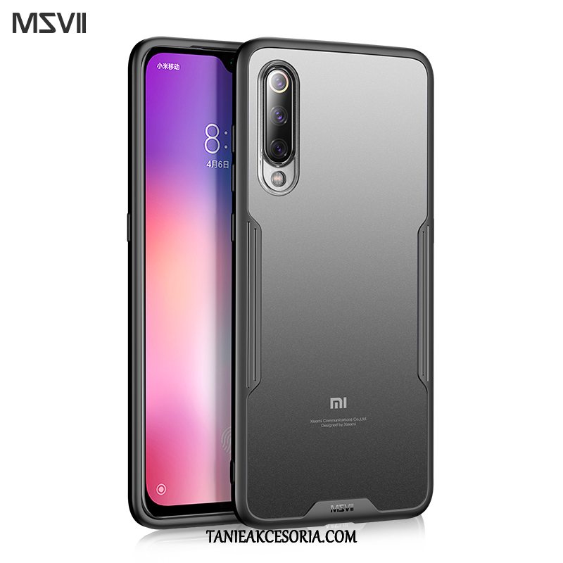 Etui Xiaomi Mi 9 Mały Telefon Komórkowy All Inclusive, Obudowa Xiaomi Mi 9 Ochraniacz Czarny Anti-fall Beige