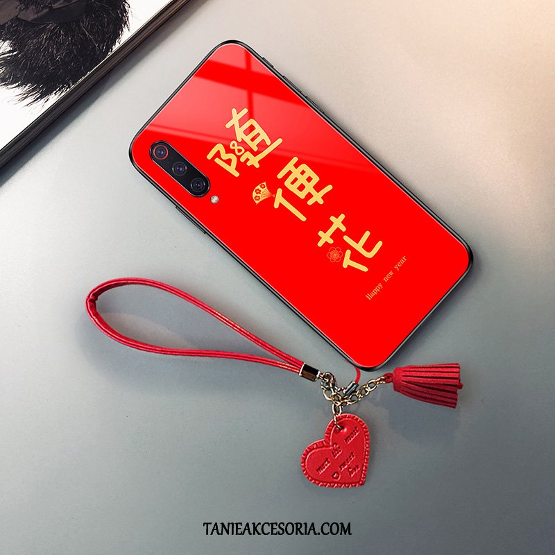 Etui Xiaomi Mi 9 Se Telefon Komórkowy Mały Obrzeża, Futerał Xiaomi Mi 9 Se Chiński Styl Tendencja Szkło Beige
