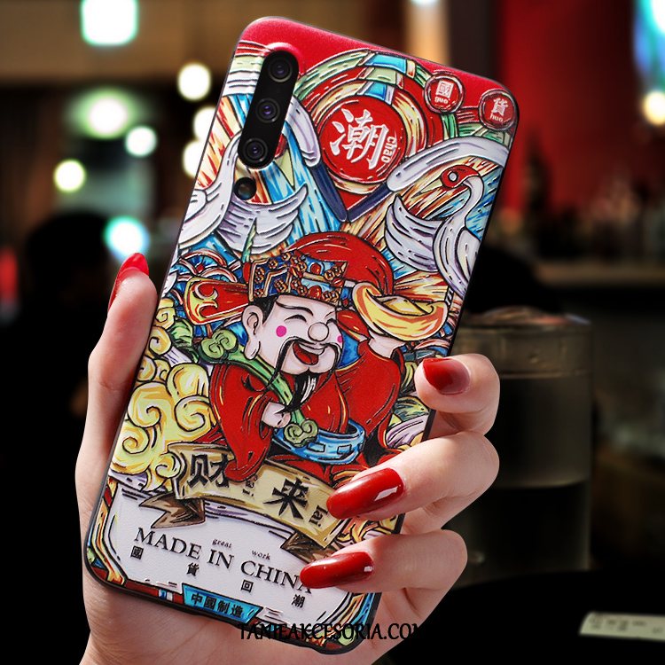 Etui Xiaomi Mi 9 Silikonowe Młodzież Anti-fall, Pokrowce Xiaomi Mi 9 Czerwony Netto Telefon Komórkowy Wzór Beige