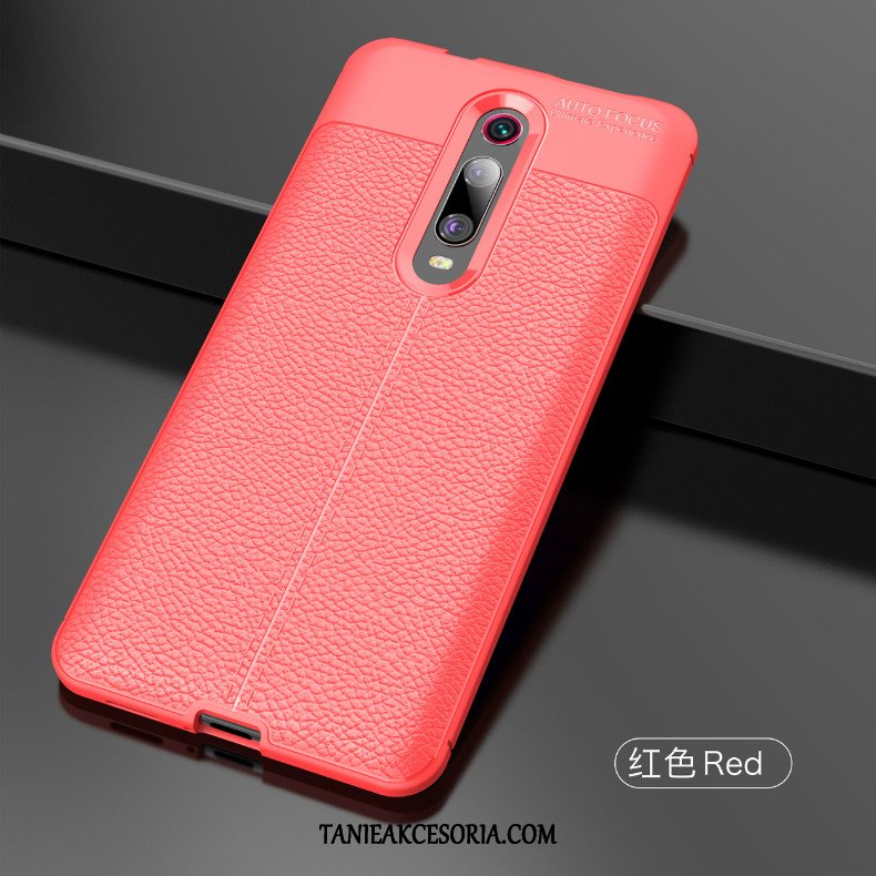 Etui Xiaomi Mi 9t Mały Na Pokładzie Telefon Komórkowy, Obudowa Xiaomi Mi 9t Wzór Czerwony Antypoślizgowe Beige