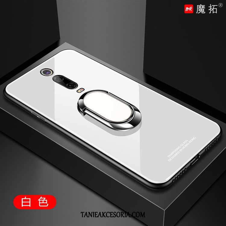 Etui Xiaomi Mi 9t Szkło Kreatywne Mały, Pokrowce Xiaomi Mi 9t Telefon Komórkowy Magnetyzm Biały Beige