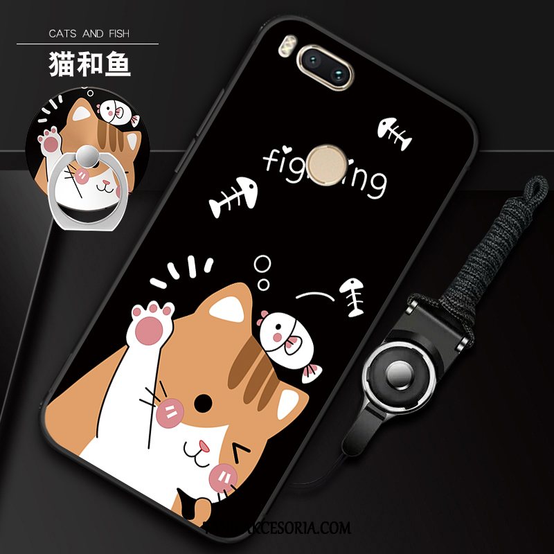 Etui Xiaomi Mi A1 Telefon Komórkowy Anti-fall Tendencja, Futerał Xiaomi Mi A1 Mały Osobowość Kreskówka Beige