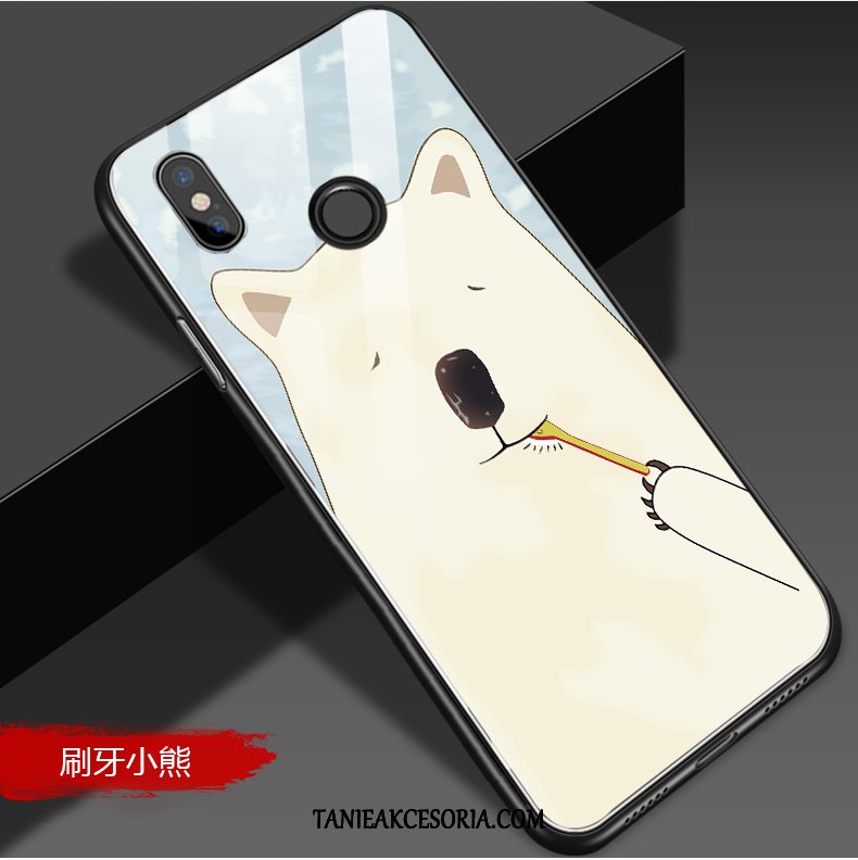 Etui Xiaomi Mi A2 Lite Biały Znieść Psy, Futerał Xiaomi Mi A2 Lite Telefon Komórkowy Cienkie Kotek Beige