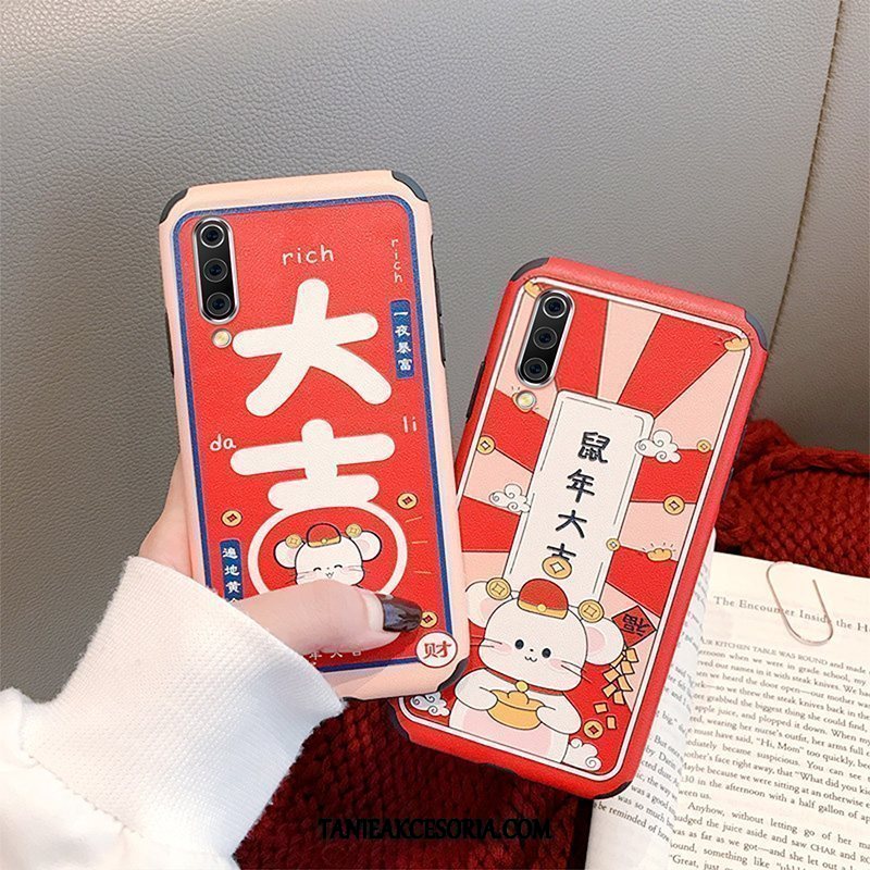 Etui Xiaomi Mi A3 Anti-fall Telefon Komórkowy Nowy, Futerał Xiaomi Mi A3 Mały Czerwony Silikonowe Beige
