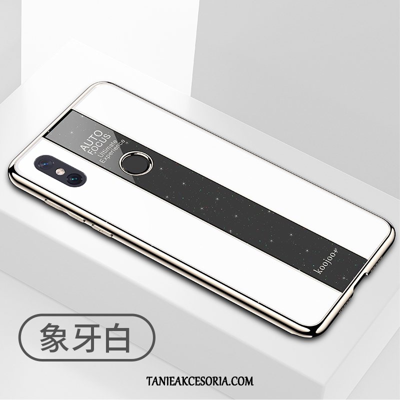 Etui Xiaomi Mi Max 3 Telefon Komórkowy Poszycie Cienkie, Futerał Xiaomi Mi Max 3 Anti-fall Mały Biały Beige