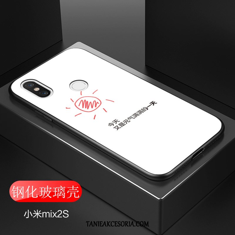 Etui Xiaomi Mi Mix 2s Miękki Telefon Komórkowy Mały, Obudowa Xiaomi Mi Mix 2s Granica Młodzież Tendencja Beige