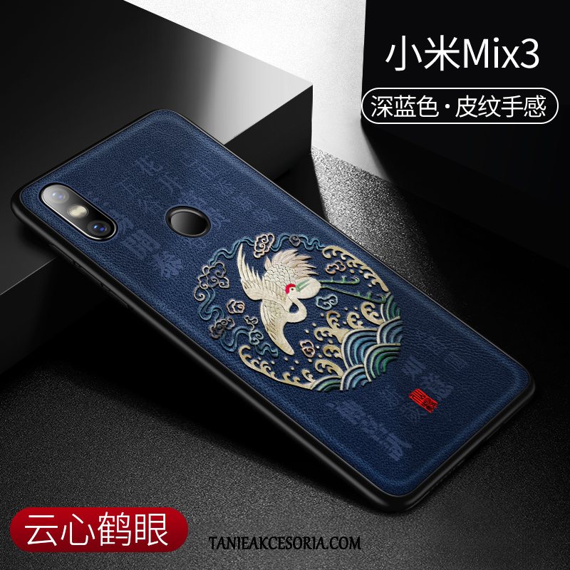 Etui Xiaomi Mi Mix 3 Tendencja All Inclusive Niebieski, Obudowa Xiaomi Mi Mix 3 Silikonowe Jakość Cienkie Beige