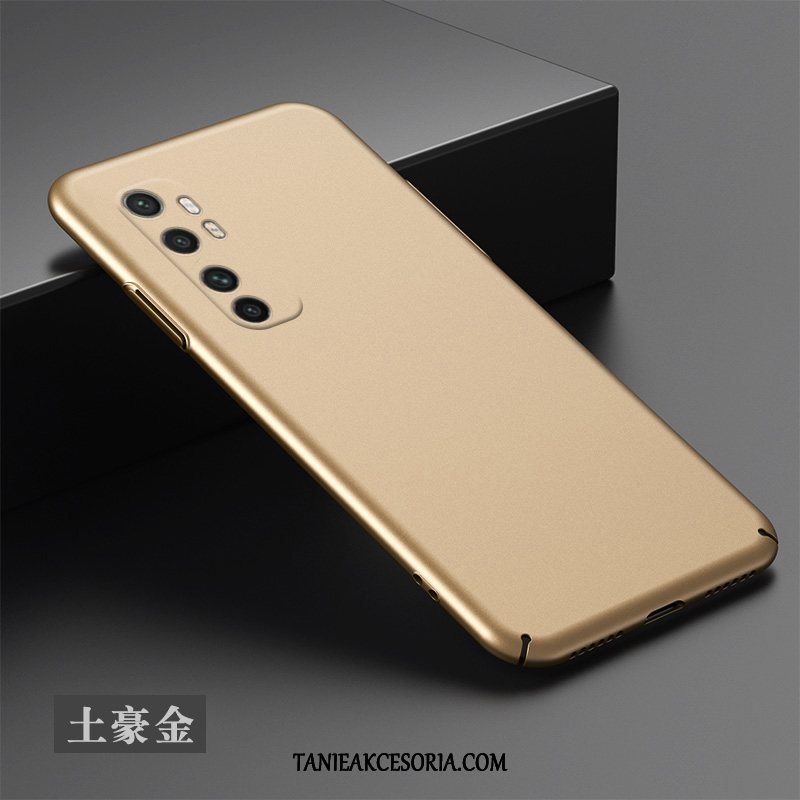 Etui Xiaomi Mi Note 10 Lite Trudno Nubuku Mały, Obudowa Xiaomi Mi Note 10 Lite Proste Telefon Komórkowy All Inclusive Beige