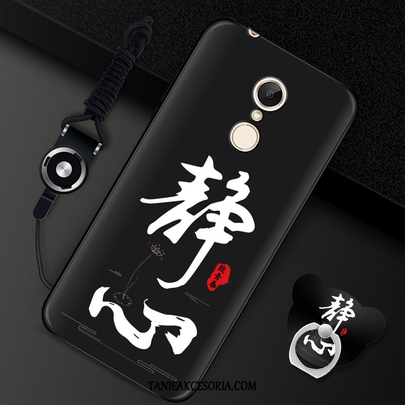 Etui Xiaomi Redmi 5 Kreskówka Czerwony Miękki, Pokrowce Xiaomi Redmi 5 Telefon Komórkowy Tendencja Wiszące Ozdoby Beige