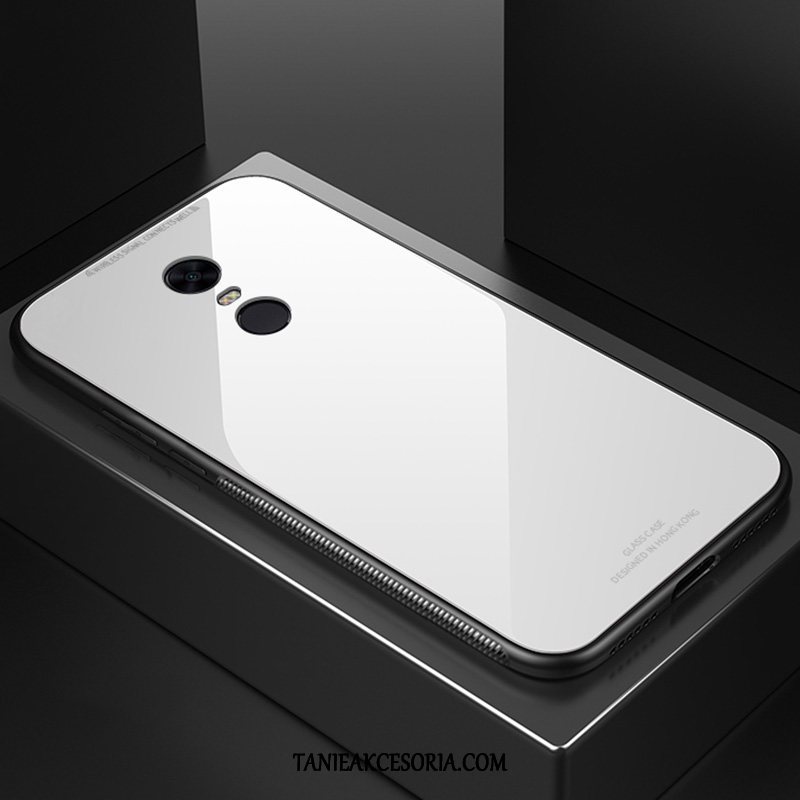 Etui Xiaomi Redmi 5 Pu Tendencja Anti-fall, Futerał Xiaomi Redmi 5 Biały Szkło Miękki Beige