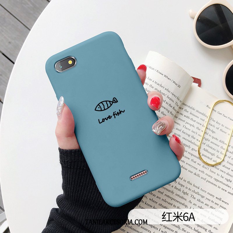 Etui Xiaomi Redmi 6a Osobowość All Inclusive Anti-fall, Futerał Xiaomi Redmi 6a Kreskówka Zielony Moda Beige