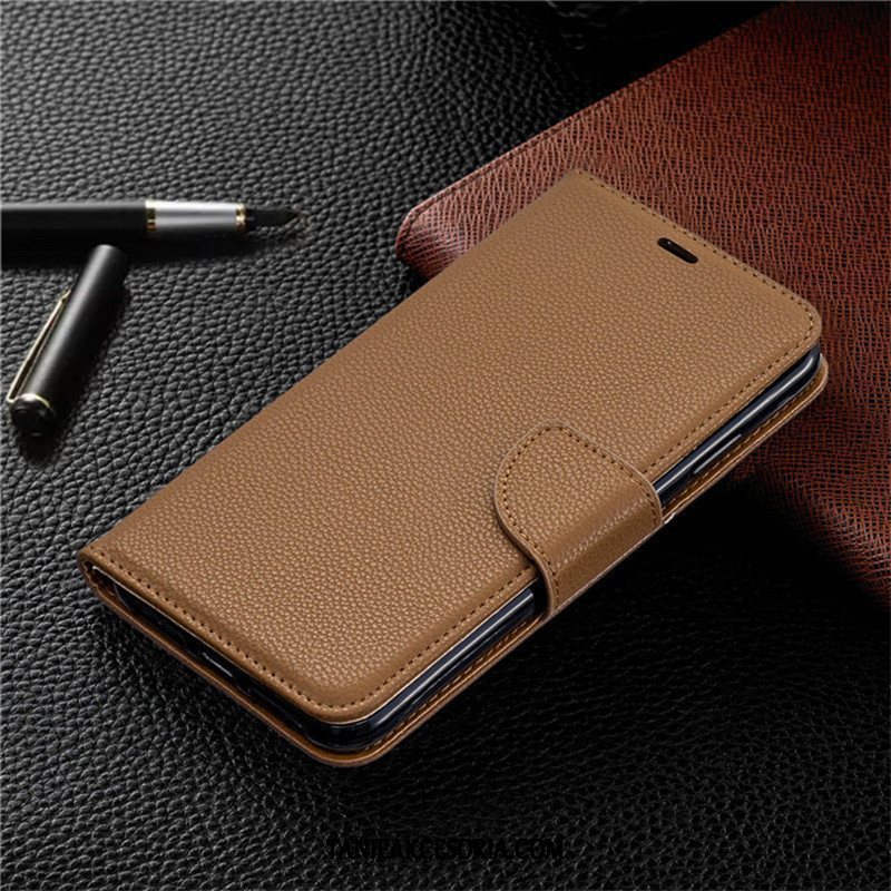 Etui Xiaomi Redmi 8 All Inclusive Mały Nowy, Obudowa Xiaomi Redmi 8 Czerwony Telefon Komórkowy Portfel Braun Beige