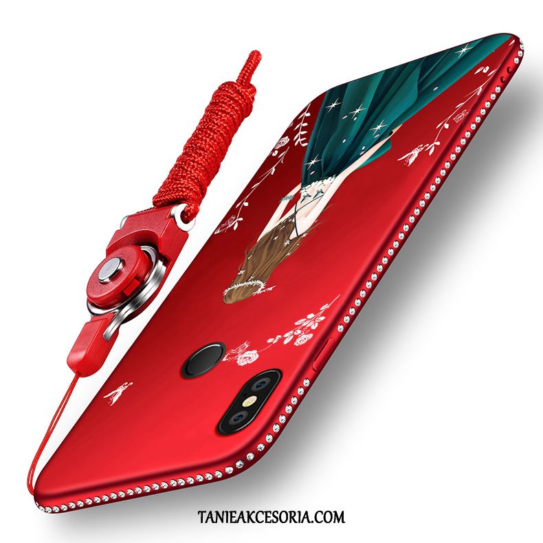 Etui Xiaomi Redmi Note 5 Nubuku Cienka All Inclusive, Futerał Xiaomi Redmi Note 5 Ochraniacz Czerwony Telefon Komórkowy Beige