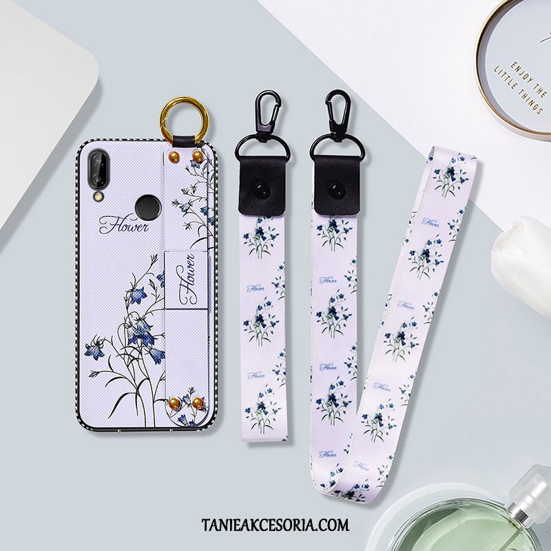 Etui Xiaomi Redmi Note 7 Czerwony Miękki Tendencja, Futerał Xiaomi Redmi Note 7 Telefon Komórkowy Ochraniacz Wiszące Ozdoby Beige