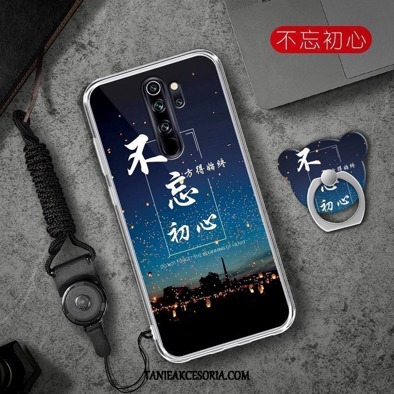 Etui Xiaomi Redmi Note 8 Pro Telefon Komórkowy Tendencja Serce, Futerał Xiaomi Redmi Note 8 Pro Czerwony Miękki Anti-fall Beige