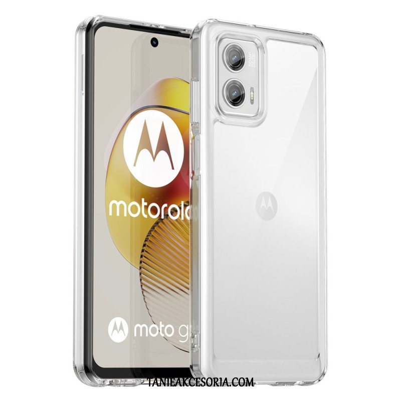 Etui do Moto G73 5G Przezroczysta Hybryda