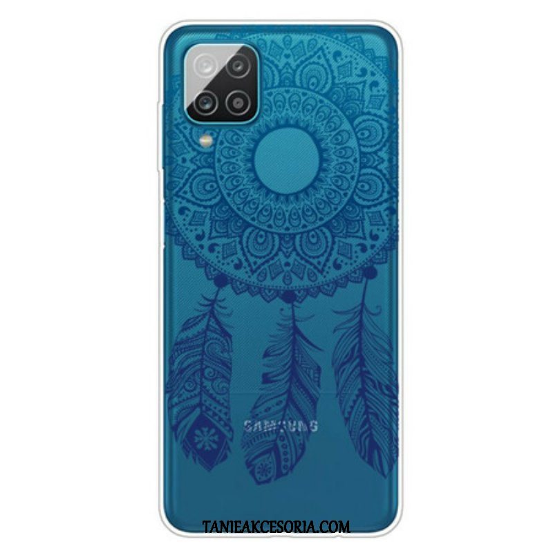 Etui do Samsung Galaxy M12 / A12 Mandala Z Pojedynczym Kwiatem