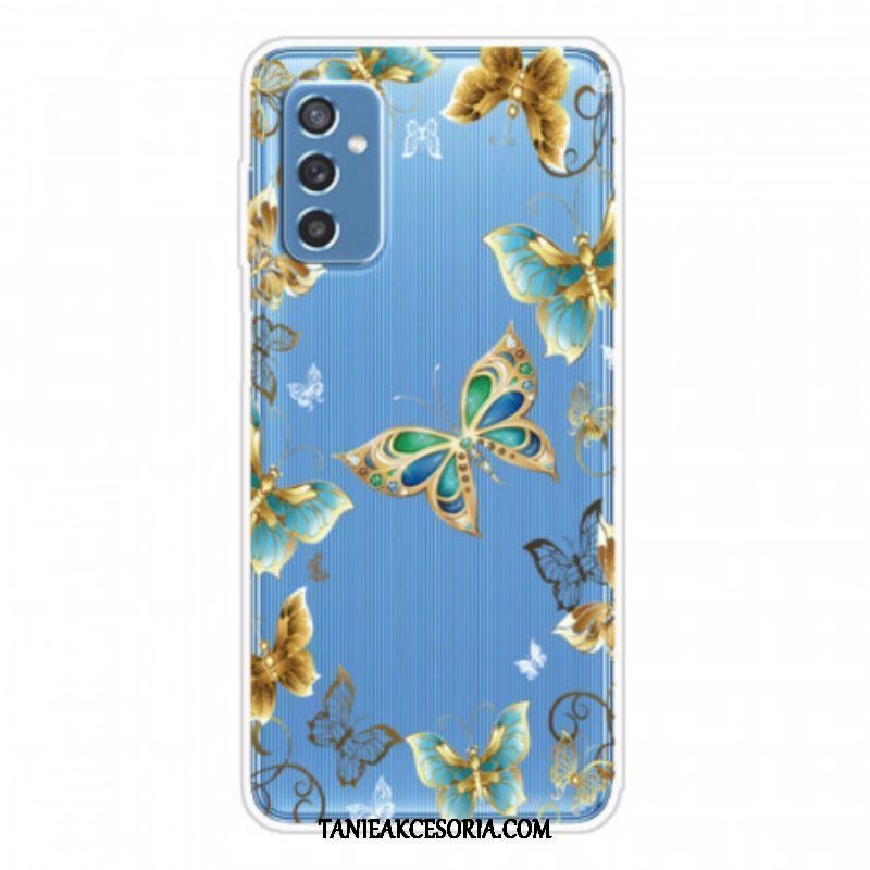 Etui do Samsung Galaxy M52 5G Łańcuszek Motylkowy