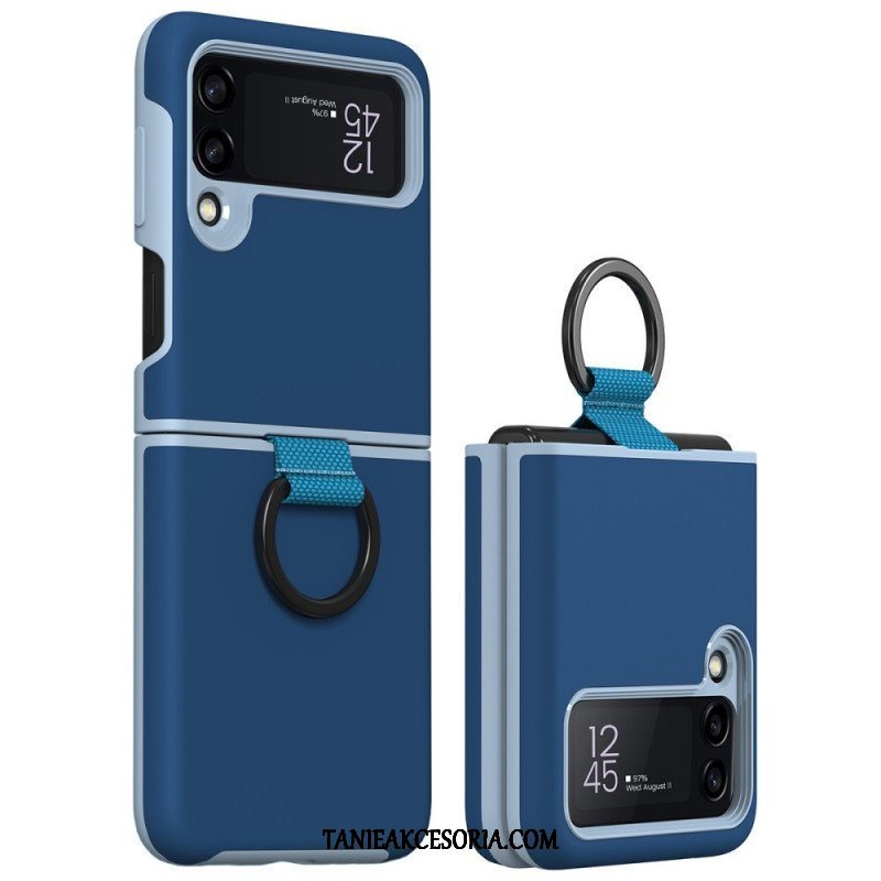 Etui do Samsung Galaxy Z Flip 3 5G Etui Folio Konstrukcja Pierścienia Podtrzymującego Gkk