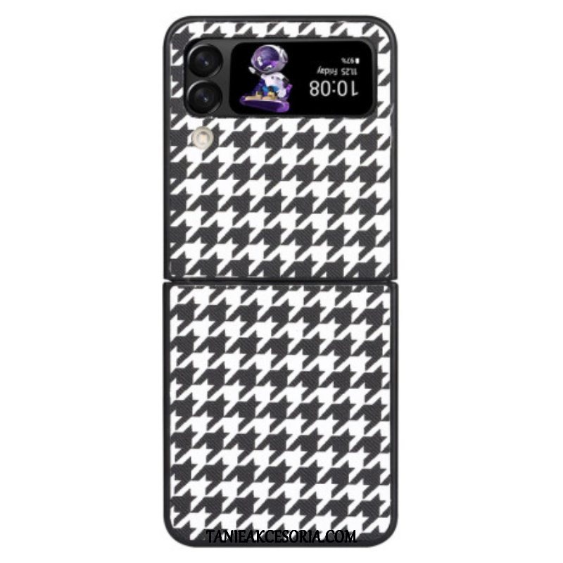 Etui do Samsung Galaxy Z Flip 4 Etui Folio Houndstooth