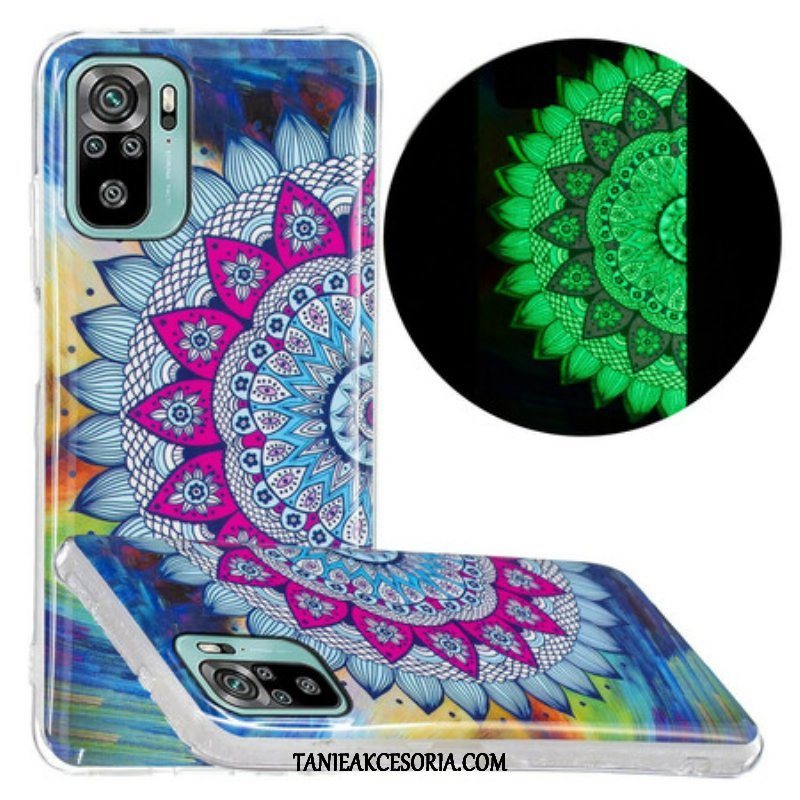 Etui do Xiaomi Redmi Note 10 / 10S Fluorescencyjna Kolorowa Mandala