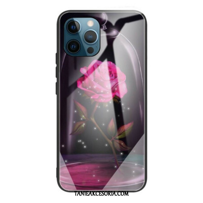 Etui do iPhone 13 Pro Max Magiczne Różowe Szkło Hartowane