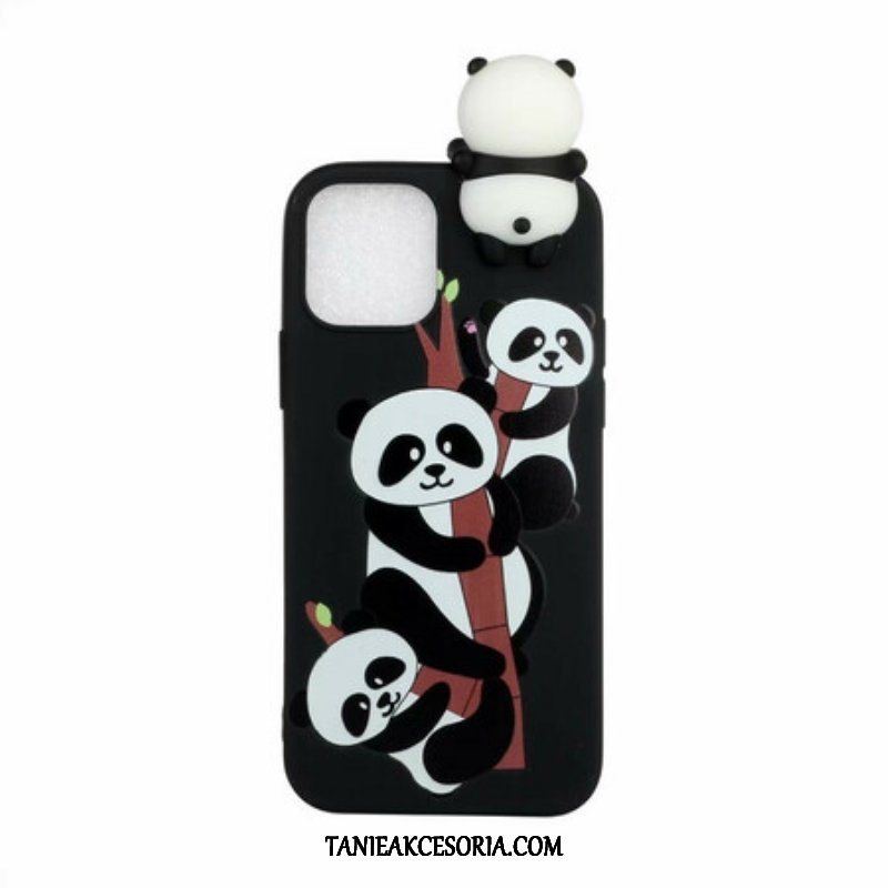 Etui do iPhone 13 Pro Max Pandy 3d Na Bambusie