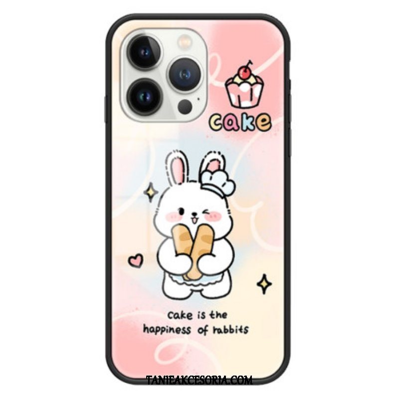 Etui do iPhone 15 Pro Szkło Hartowane Happy Rabbit