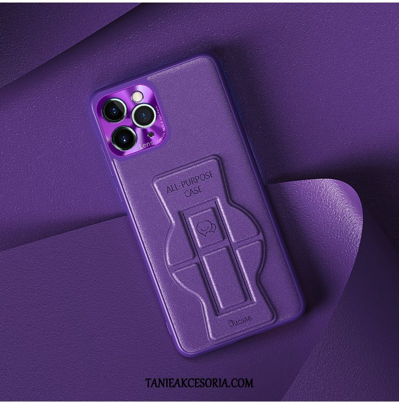 Etui iPhone 12 Pro Wysoki Koniec Wspornik Anti-fall, Futerał iPhone 12 Pro Ochraniacz Purpurowy All Inclusive