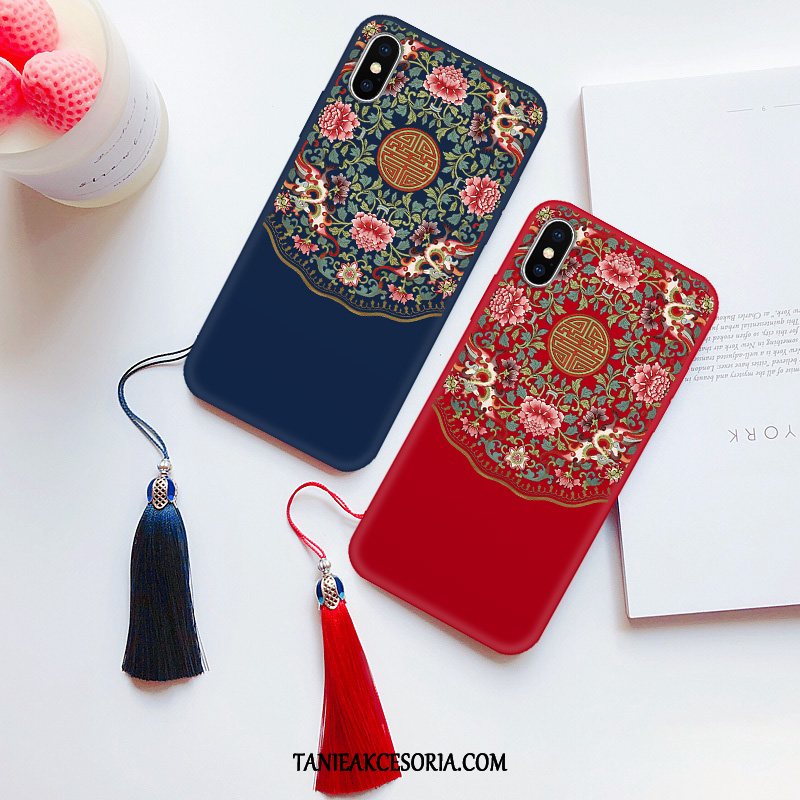 Etui iPhone X Ochraniacz Nubuku Anti-fall, Obudowa iPhone X Tendencja Vintage Telefon Komórkowy