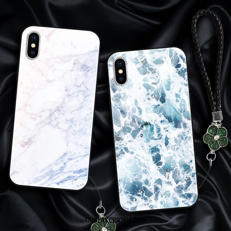 Etui iPhone Xs Duży Niebieski All Inclusive, Futerał iPhone Xs Tendencja Telefon Komórkowy Kreatywne