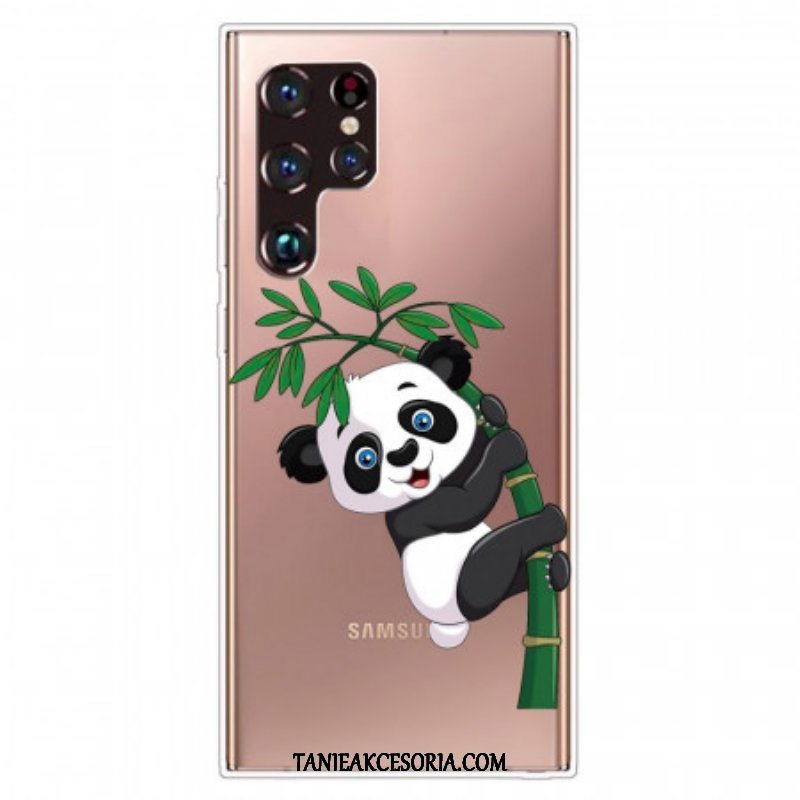 Futerały do Samsung Galaxy S22 Ultra 5G Panda Na Bambusie