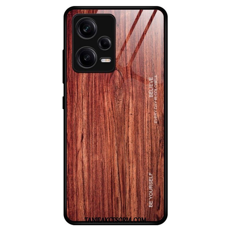 Futerały do Xiaomi Redmi Note 12 Pro Szkło Hartowane W Stylu Drewna