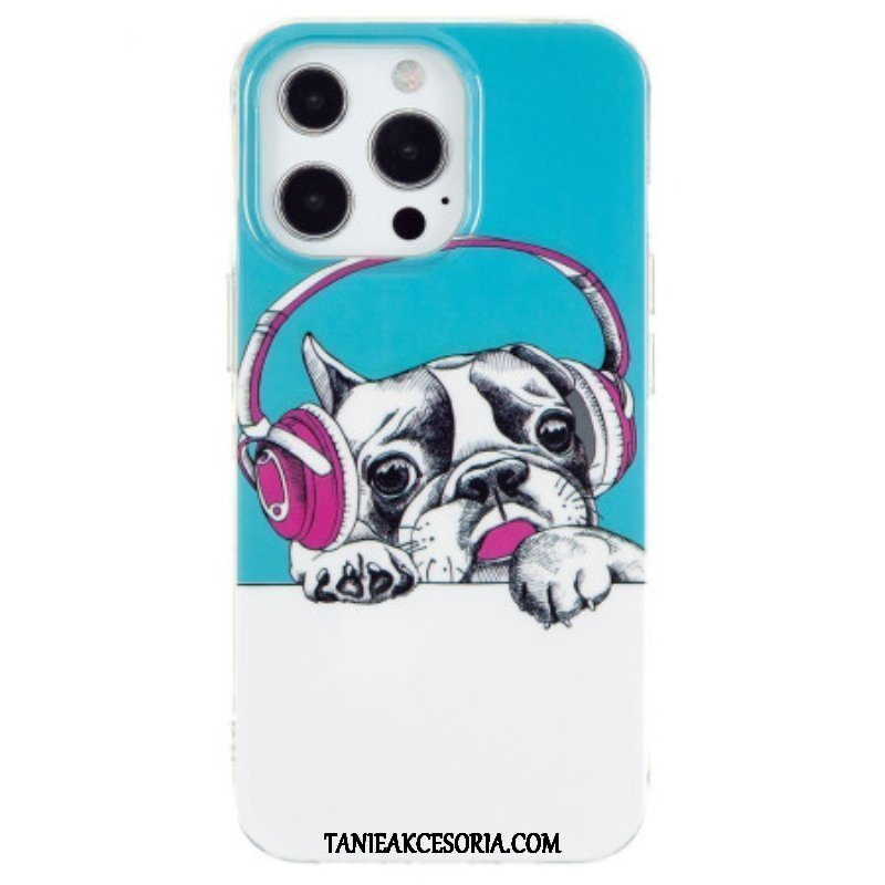 Futerały do iPhone 15 Pro Max Fluorescencyjny Pies