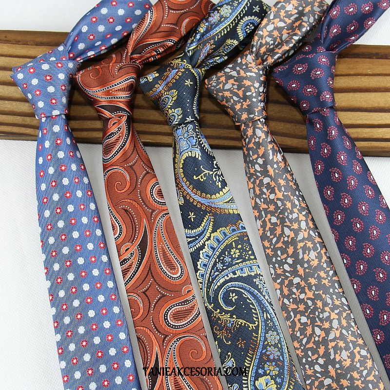 Męskie Krawat Casual Moda Męska, Krawat Wszystko Pasuje Wąskie Europa Blau