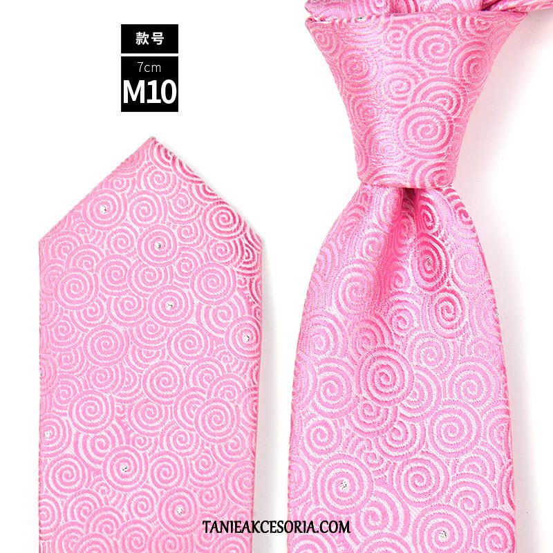 Męskie Krawat Wzór Różowy Sukienka, Krawat Pudełko Na Prezenty Groomsmen Męska